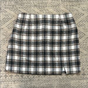 Plaid Mini Skirt